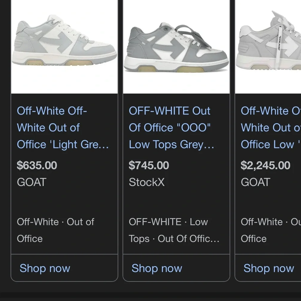 “ Off White “ —- “ Out of office “ Virgil Abloh - Picture 6 of 7